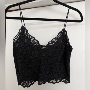 Express Black Crop Tank - Size M